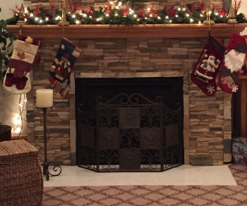 Holiday Gas Fireplace Safety