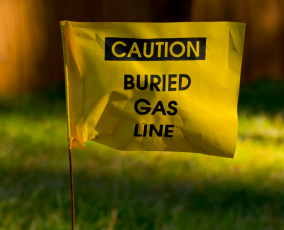 What are the typical reasons for natural gas pipeline damages?