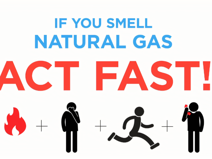 Smell Gas? Move fast.